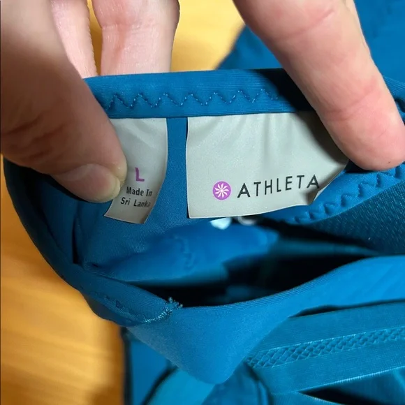 Bundle Two Athleta High Impact High Neck Sports Bras | Size Large - Picture 6 of 13